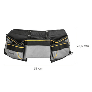Borsa Doppia per Attrezzi da Cantiere con Cintura e Gancio per Martello - Product Image 2