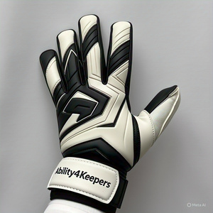 Gants de gardien de but personnalisés professionnels de haute qualité tissu respirant Contact doux latex caoutchouc gants de gardien de but en gros - Product Image 1