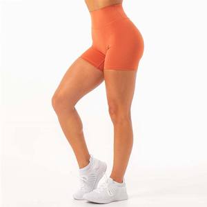Vente en gros Short pour femme taille haute personnalisé Terracotta Scrunch Short d'entraînement fitness respirant et évacuant la transpiration - Product Image 1