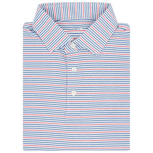 2025เสื้อยืดแขนสั้นลายทางสำหรับผู้ชายเสื้อกอล์ฟเสื้อกีฬาแขนสั้นสำหรับผู้ชายระบายอากาศได้ติดโลโก้ได้ตามต้องการ - Product Image 5