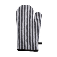 Maniques de cuisine 100 % coton avec bande en silicone, vertes, imperméables et résistantes à la chaleur, logo personnalisé pour usage en cuisine