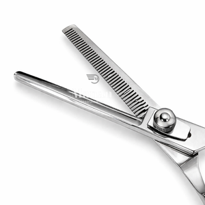 Ciseaux professionnels pour la dégaine des cheveux, 6,5 pouces, en acier inoxydable, ciseaux texturisants, outil de coupe pour salon de coiffure, tension réglable, OEM - Product Image 2
