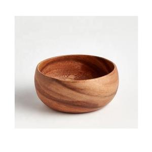 Bol en bois fabriqué à la main avec charme rustique Design écologique pour apporter une beauté intemporelle à chaque maison - Product Image 2