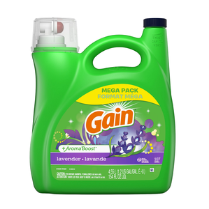 Gain + Aroma Boost HE Líquido compatible con lavandería 46 floz Aroma original 32 cargas Quitamanchas Detergente de vidrio en polvo - Product Image 3