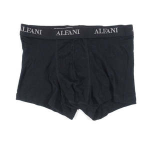 Alfani Confezione da 5 Boxer da Uomo Traspiranti in Cotone 100% Lavorato a Maglia a Vita Media - Neri Taglia Media - Product Image 3