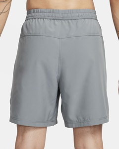 Shorts Bermuda gris pour homme, séchage rapide, avec cordon de serrage à la taille et poches, décontractés, pour entraînement et fitness - Product Image 3