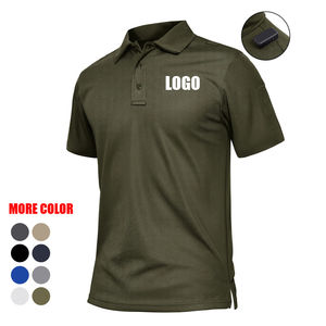 Polo de Golf para Hombre, Camisa Personalizable con Patrón Sólido, Manga Corta de Punto y Lona de Poliéster, Polo Personalizado, Novedad - Product Image 1