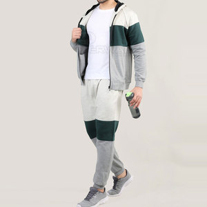 Conjuntos Deportivos de Hombre al por Mayor, Nueva Colección de Invierno, con Capucha, 100% Algodón, Color Sólido, Casual, de Dos Piezas, Transpirables - Product Image 3