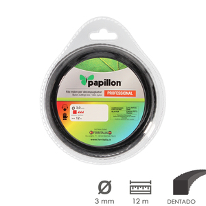 Filo di Nylon Dentato Professionale O/ 3,0 mm. Rotolo da 12 metri - Product Image 1