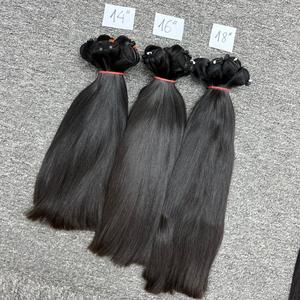 Máquina de ondas naturales Cabello de trama doble 100% Cabello humano Vietnamita Lujo crudo No Remy Super Doble dibujado Un donante - Product Image 3