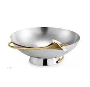 Bols tendance argent - or avec matériau en acier laiton, bol avec argent or avec couleur personnalisée pour notre client - Product Image 1