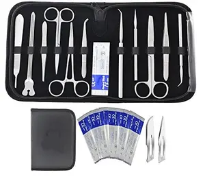suture training practice students kit surgical instruments stainless steel pouch packing
