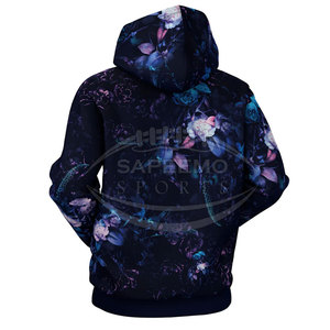 Sweat à capuche graphique pour homme en tissu polaire doux, imprimé personnalisable, écologique, respirant pour un confort tout au long de la journée - Product Image 5