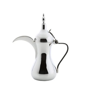 Top Selling Brass <b>Arabic</b> Dallah <b>Tea</b> and Coffee Pot Gold Plated Finished Ideal for Kitchenware and Elegant Tabletop Serving - Product Image 4