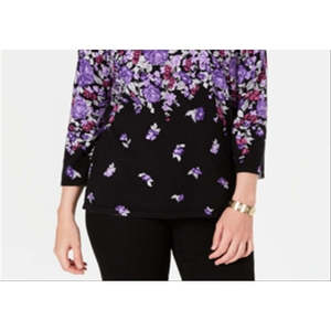 Maglione Nero da Donna Karen Scott a Maniche 3/4, Stile Casual per la Stagione Autunnale, Taglia Piccola - Product Image 3