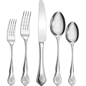 Fourchettes à salade cuillères à café ensemble de couverts couteau à dîner cuillère fourchette maison cuisine restaurant vaisselle mariage événement décor - Product Image 1