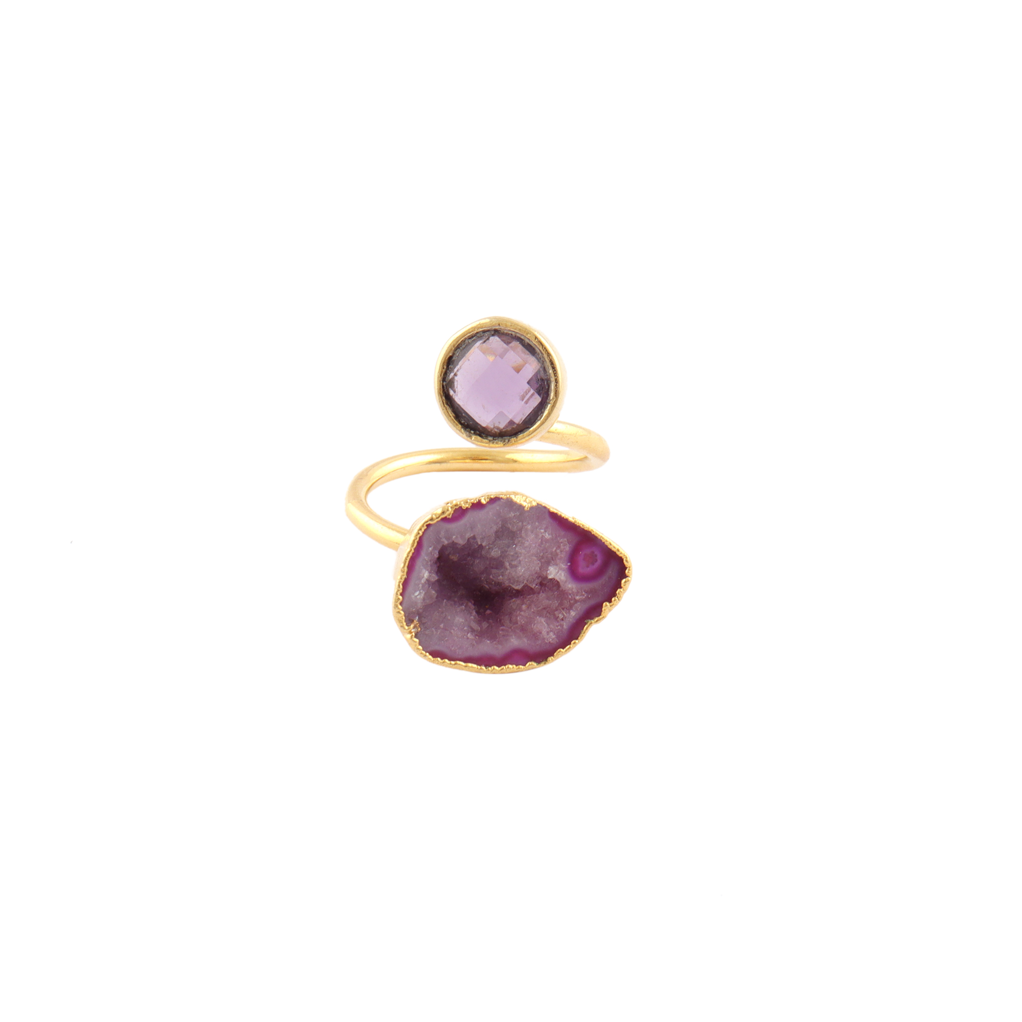 Rose et pourpre