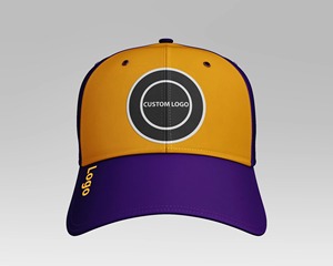 Gorra de Béisbol Personalizada con Logotipo, 100% Algodón, 6 Paneles, Ajustada, con Impresión Digital y en Relieve, para Adultos, Uso Casual de Primavera/Verano - Product Image 1