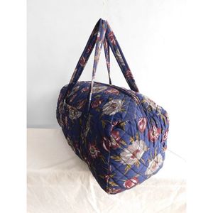 กระเป๋าผ้าสำหรับผู้หญิงทำด้วยมือสไตล์วินเทจสีฟ้า - Product Image 5