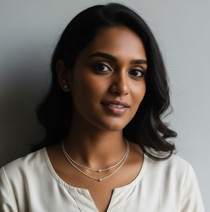 Collar de cadena de eslabones minimalista de plata 925 de alta calidad para mujer, colgante chapado en rodio dorado moderno multicapa, uso diario - Product Image 3