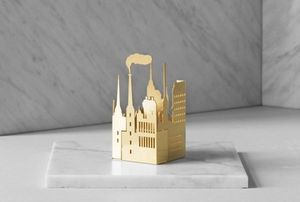 Golden Arabic Calligraphy Ramadan Mubarak Table Decor Islamic Eid <b>Ornament</b> Muslim Home Decoration Wooden Base Accessory - Product Image 2