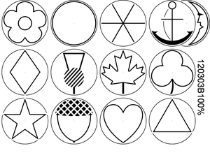 Poinçons à motifs en acier de qualité industrielle YC YC612 personnalisables (27 pièces) pour outils manuels, support OEM, Taïwan - Product Image 5
