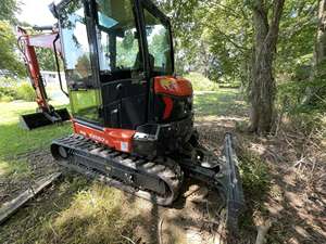 New Kubota KX057-5 Hydraulic Mini Excavator 5 Ton Crawler Digger Heavy Duty Compact Excavation <b>Machine</b> for Construction Roadwork - Product Image 4