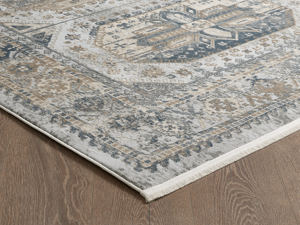 Tapis turc de luxe fait à la machine, Borrego bleu marine, pour salon haut de gamme, fabriqué à Gaziantep. - Product Image 2