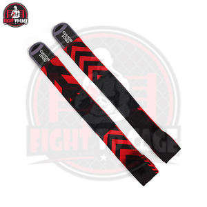 Vendas de Boxeo de Última Moda en Color Rojo y Negro con Contraste, Certificación CE, Logotipo Personalizado, Servicio OEM ODM, Vendas de Boxeo de Algodón Duradero para Entrenamiento - Product Image 5