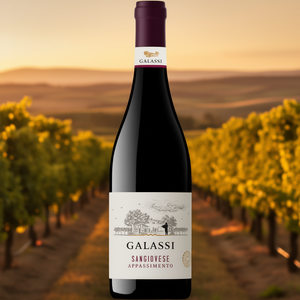 Galassi Sangiovese Appassimento Romagna DOC Red <b>Wine</b> 750ml Richly Concentrated Italian <b>Wine</b> 6 Bottles Per Box - Product Image 3