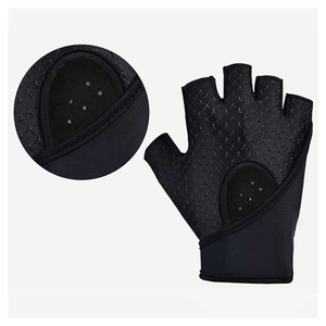 Gants d'équitation demi-doigts confortables et doux unisexes Gants de cyclisme pour hommes - Product Image 4