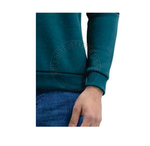 Pull en coton d'hiver sur mesure pour homme, col rond, tricot uni, pulls pour homme, fabricant de pulls - Product Image 6