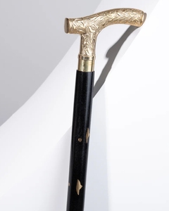 Manche en bois de Sesham fabriqué en laiton bâton de marche royal poignée en laiton Vintage Style Antique canne de marche à collectionner - Product Image 3