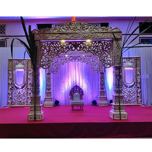 Magnífico Mandap de FRP para Bodas Estilo Bollywood en Kenia, Mandap de Fibra Tallada con Estilo Bollywood en EE. UU., Impresionante Mandap para Eventos de Boda Estilo Bollywood en el Reino Unido - Product Image 1