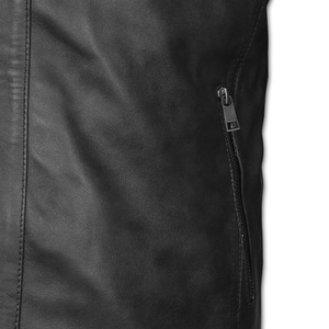 Chaqueta de Cuero Vacuno Auténtico para Hombre, Estilo Vintage Limitado, Chaqueta de Cuero Gruesa con Cremallera para Hombre, Fabricante Personalizado, Chaqueta de Invierno - Product Image 4