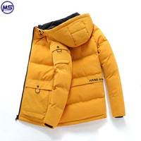 Veste matelassée d'hiver pour homme de haute qualité, col montant, personnalisée, pour l'extérieur, écologique
