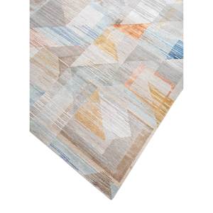 Alfombra Kavi Ivory de Lana y Seda de Bambú Anudada a Mano, Colección Afterglow, Patrón Abstracto, Forma Rectangular, para el Hogar o Pasillo, 10 mm, Eskm-12 - Product Image 2