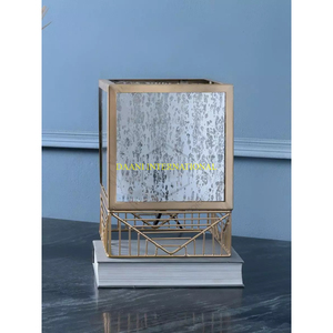 Lampe de table en laiton avec abat-jour crème éclairage classique élégant pour salon chambre bureau hôtels décor lampes de table d'appoint et lumières - Product Image 6