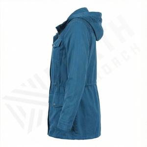 Chaqueta Parka Acolchada de Lana para Mujer, con Forro de Lana, a Prueba de Viento, con Capucha y Cierre de Cremallera, Informal, Deportiva, Abrigo Cálido para Invierno - Product Image 3