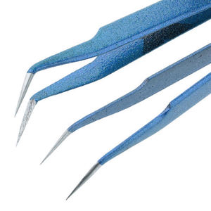 Professionnel antistatique incurvé Volume sourcil cils pince à épiler outil de beauté de haute qualité Logo personnalisé en acier inoxydable - Product Image 6