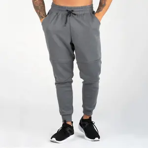 2024 Joggers 100% algodón fibra de bambú Slim Fit pantalones de chándal venta al por mayor ropa casual Jogger pantalones con Puff impresión Jogger Pantalones