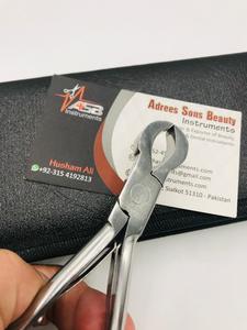 Coupe-extensions de cheveux en acier inoxydable professionnel à base de kératine, outils de pose d'extensions de cheveux à marque privée, pinces pour usage commercial - Product Image 4