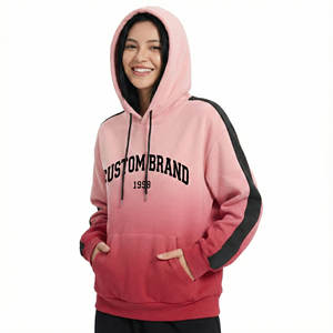 เสื้อฮู้ดดี้ผ้าฝ้ายพิมพ์ลายตามสั่ง ราคาส่ง หลายขนาด หลายสี ทรงหลวม สวมใส่สบาย คุณภาพสูง เสื้อสเวตเชิ้ตผู้หญิง ฮู้ดดี้ทันสมัย - Product Image 1