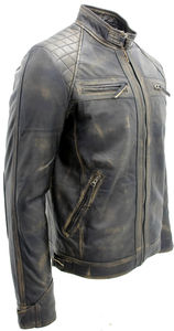 Venta al por mayor paquistaní Chaquetas de cuero Fabricante Cinturón Lado Casual Chaqueta de cuero para los hombres Nueva Moto Oem Diseño Chaquetas - Product Image 2