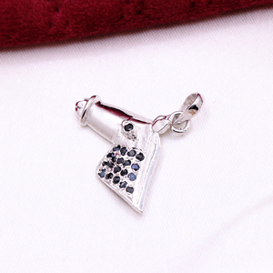 Colgante de cabeza de caballo de nueva moda con zafiro azul Natural 925 joyería hecha a mano de plata esterlina sólida para venta al por mayor - Product Image 2