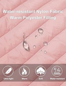 Chaleco Acolchado sin Mangas, Chaqueta Impermeable de Lona, Chaleco Ligero y Cálido para Invierno - Product Image 5