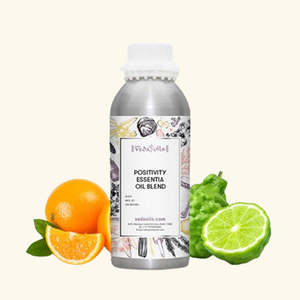 100% Pure Organic Essential Oil Blend Positivity Body Oil Herbal Citrus Ingredients Cold <b>Pressed</b> for Moisturizing Firming Box - Product Image 1