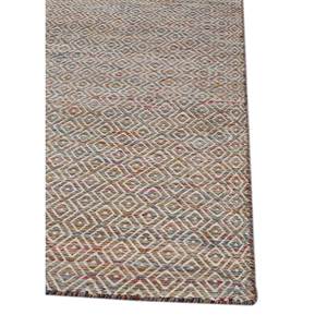 พรมขนสัตว์ผสมวิสโคสลายเรขาคณิต Abrash Gold Flat Weaves รุ่น ADWV-13047 สำหรับใช้ในบ้าน - Product Image 4