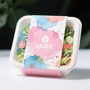 Funda de embalaje con logotipo personalizado, funda desechable de papel para el vientre, caja de regalo, funda alrededor de papel envuelta para embalaje de mariscos - Product Image 5