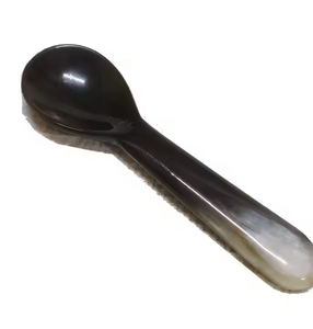 Natural Buffalo Horn Large and Small <b>Spoon</b> Cutlery <b>Salad</b> <b>Spoon</b> Handmade Horn <b>spoon</b> by crescent crafts - Product Image 1